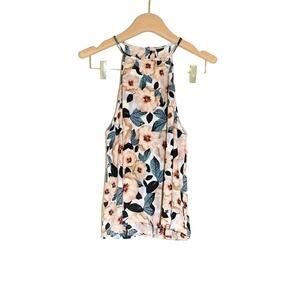 Show Me Your Mumu - Selena Tank Top in Steel Magnolia Floral Pink & Green / XS